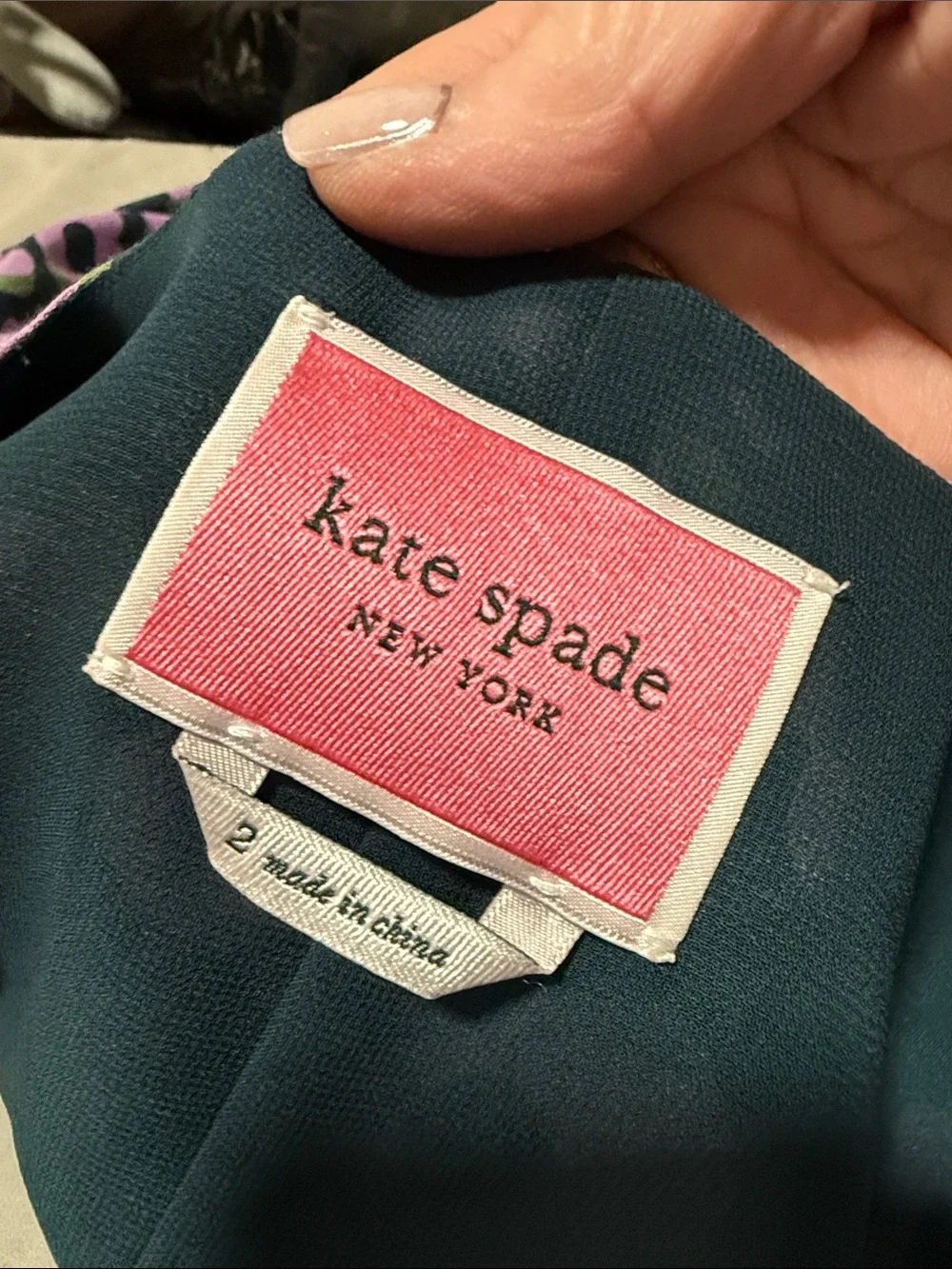Kate Spade Flaire Flora Fluid Mini Dress in Lilac and Green Floral Print Size 2